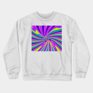 Liquid  Retro Abstract Crewneck Sweatshirt